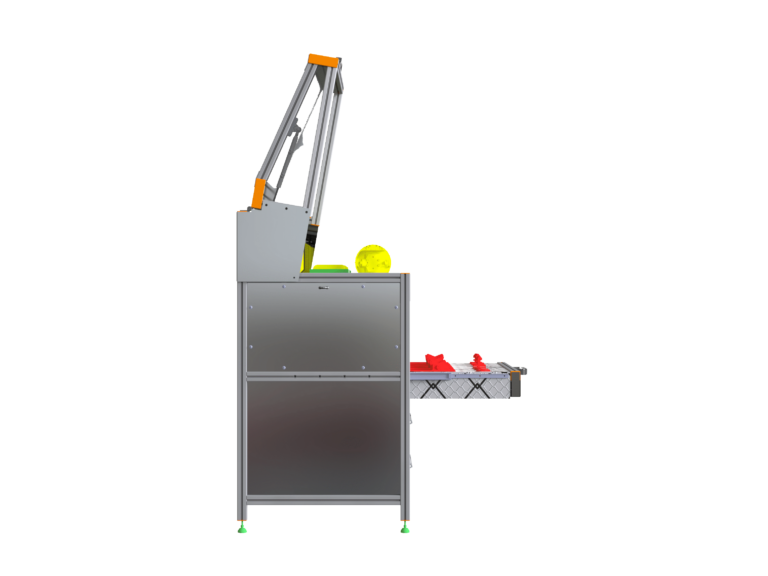 Wechselteileregal mit Aluminiumprofilen der Baureihe 40 und Baureihe 45 für flexible und effiziente Lagerlösungen – individuell gefertigt von HL Automation