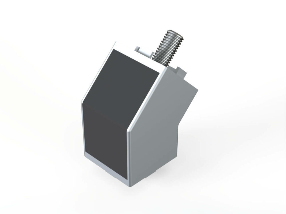 Verbinder 45° Nut 10 45x45 Satz