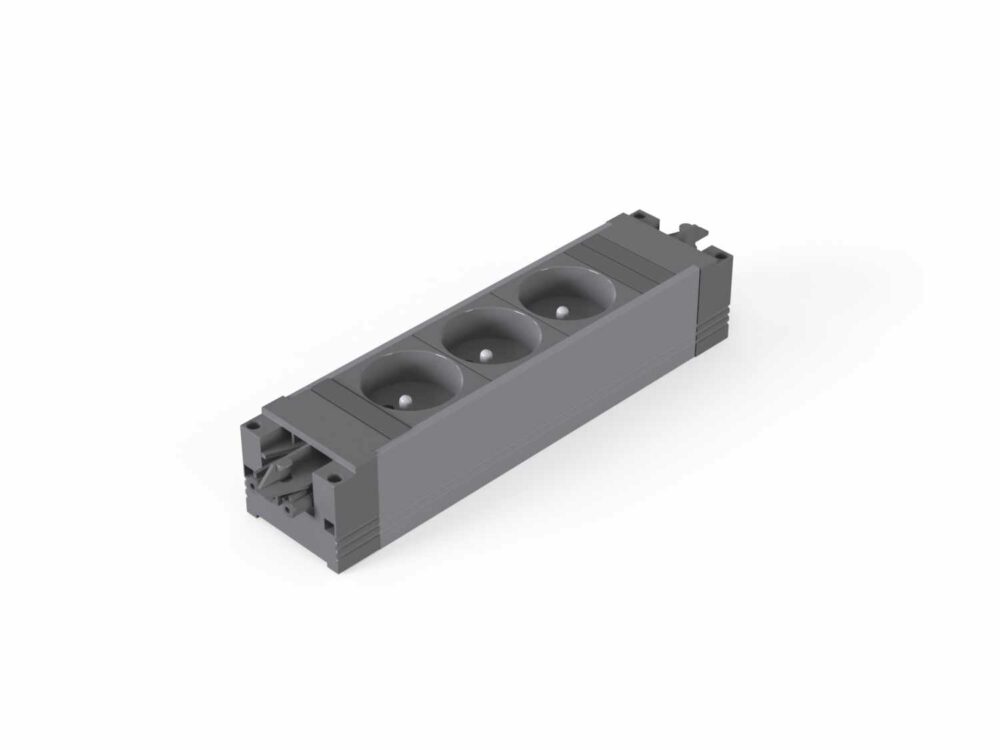 Steckdosenleiste Alu STL3SESA