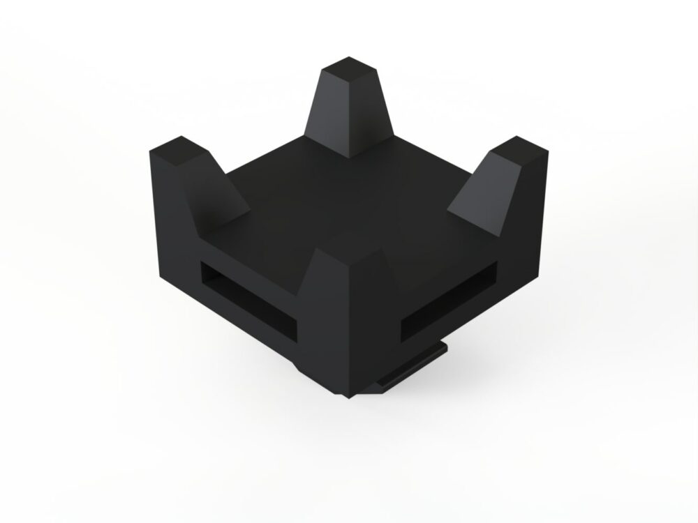 Kreuzkabelbinderblock Nut 8