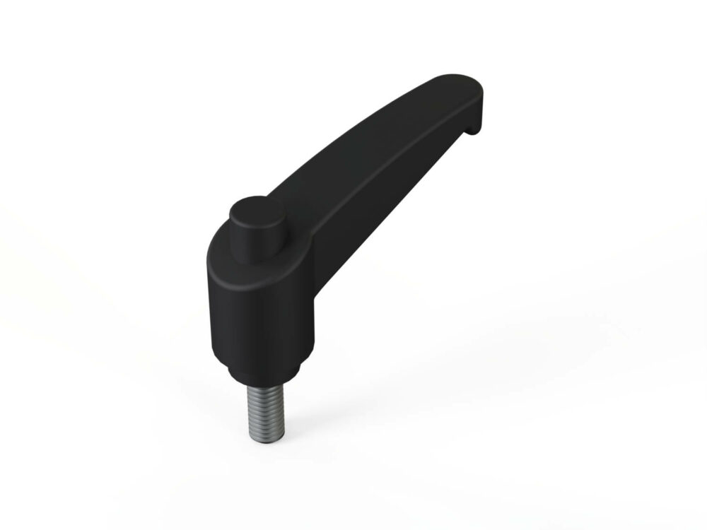 Klemmhebel M8x20 mit Ausrastknopf