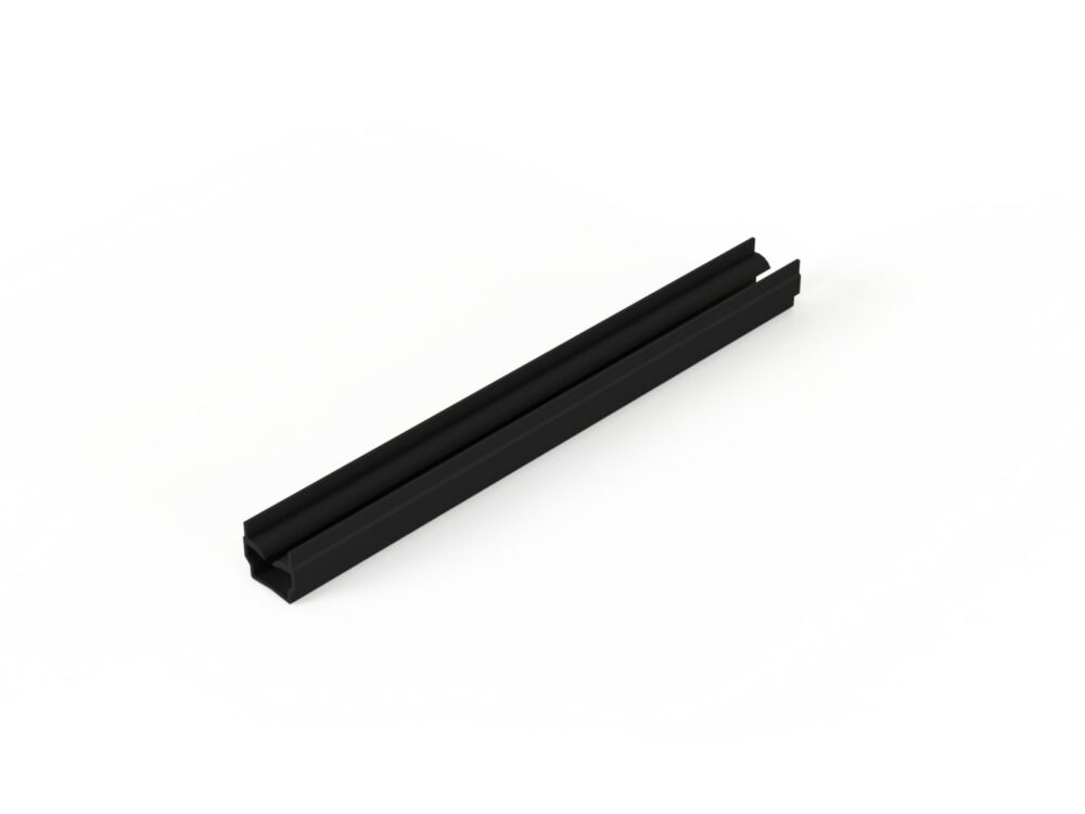 Einfassprofil Nut 8 schwarz S=2-6mm L=2000mm