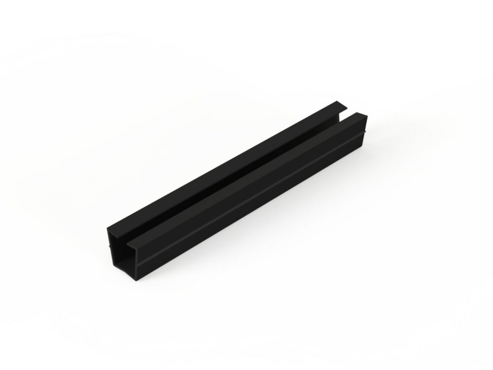 Einfassprofil Nut 10 schwarz S=2-6mm L=2000mm