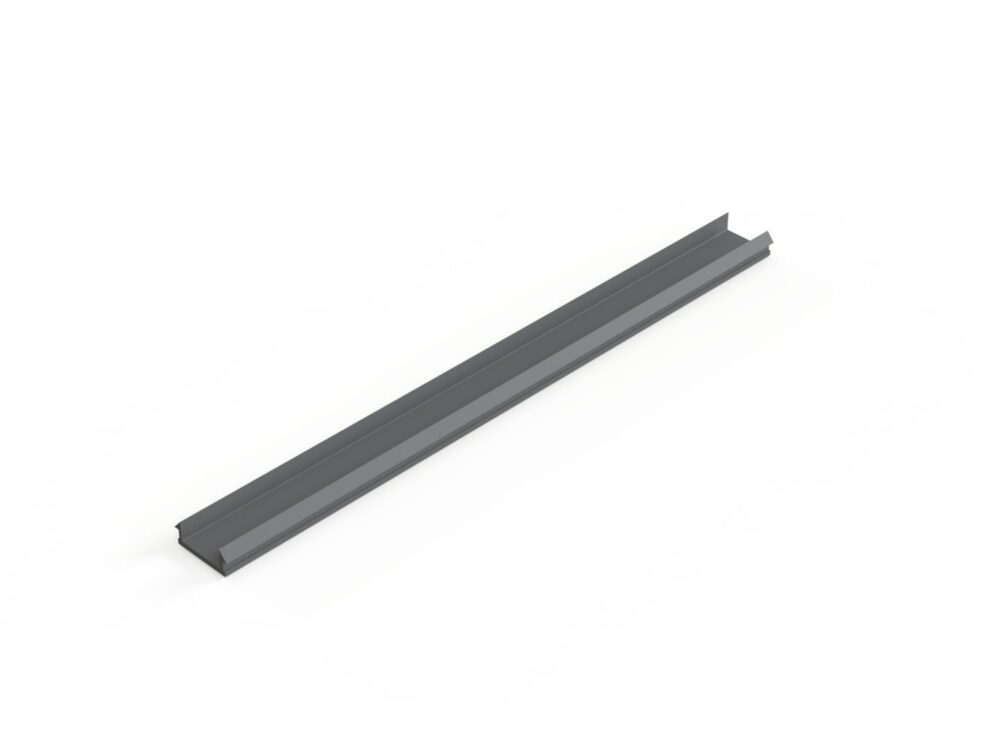 Abdeckprofil Nut 8 lichtgrau L=2000mm