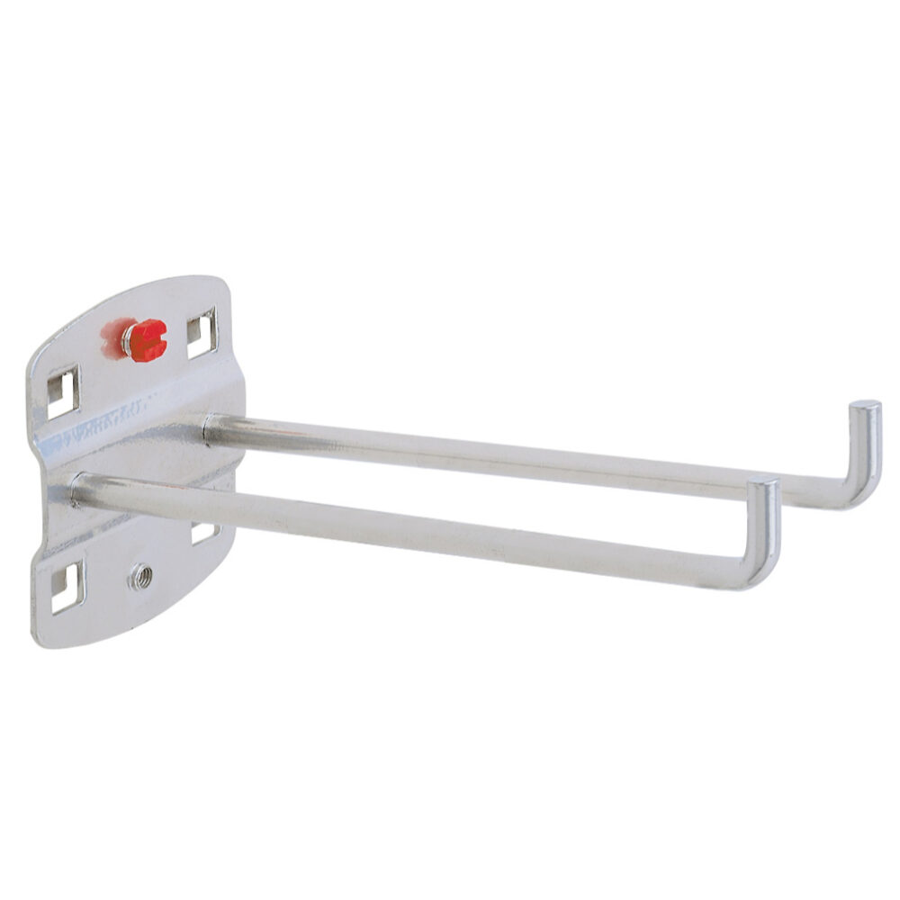 Werkzeughalter (Doppelt, senkrechtes Hakenende) 150 mm