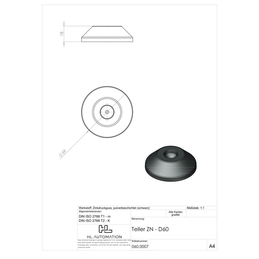 Teller ZN - D60 – Bild 2