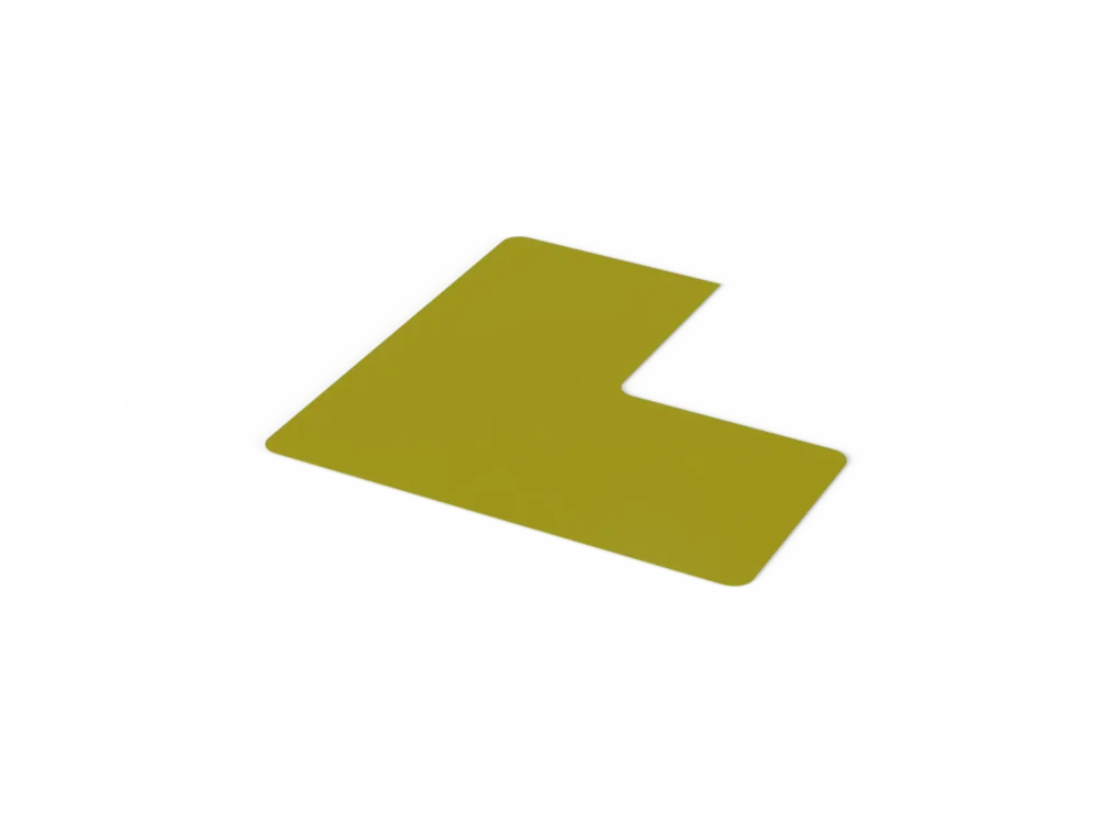 Bodenmarkierung L-Form 50 [Farbwahl]